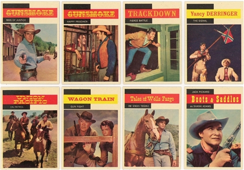 1958 Topps "TV Westerns" High Grade Complete Set (71)